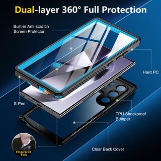 Foto 5 | Foto 5 | Funda De Teléfono Spidercase Impermeable Para Samsung Galaxy S24 Ultra - Venta Internacional.