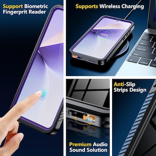 Foto 6 | Foto 6 | Funda De Teléfono Spidercase Impermeable Para Samsung Galaxy S25 Plus - Venta Internacional.