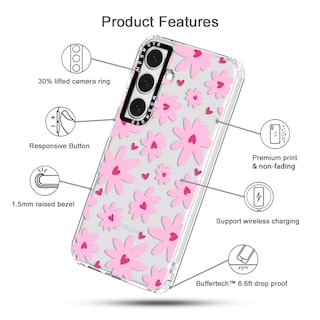 Foto 6 | Foto 6 | Funda De Teléfono Mosnovo Para Samsung Galaxy S24 Plus Love In Bloom - Venta Internacional.