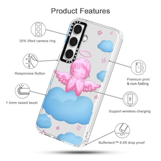 Foto 6 | Foto 6 | Funda De Teléfono Mosnovo Para Samsung Galaxy S24 Buffertech Pink - Venta Internacional.