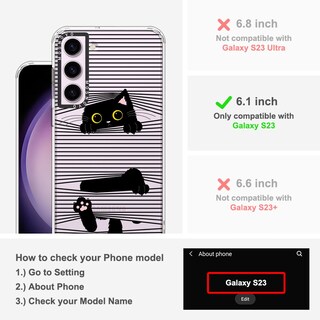 Foto 2 | Foto 2 | Funda De Teléfono Mosnovo Para Samsung Galaxy S23 Buffertech 2m Drop - Venta Internacional.
