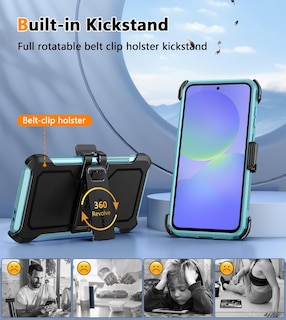 Foto 4 | Foto 4 | Funda De Teléfono Fntcase Para Samsung Galaxy A36-5g Con Clip Para Cinturón - Venta Internacional.