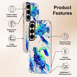 Foto 6 | Foto 6 | Funda De Teléfono Mosnovo Para Samsung Galaxy S25 Plus Sea Turtles - Venta Internacional.