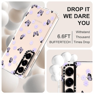 Foto 5 | Foto 5 | Funda De Teléfono Mosnovo Para Samsung Galaxy S25 Lilac Butterfly - Venta Internacional.