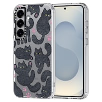 Funda De Teléfono Mosnovo Para Samsung Galaxy S25 Plus Black Fluffy Cat - Venta Internacional.