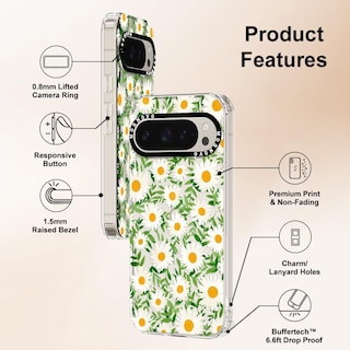 Foto 6 | Foto 6 | Funda De Teléfono Mosnovo Para Google Pixel 9 Pro Xl Daisies Design - Venta Internacional.