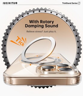 Foto 4 | Foto 4 | Funda De Teléfono Jueshituo 3 En 1 Para Iphone 16 Pro De 6.3 Pulgadas, Transparente - Venta Internacional.