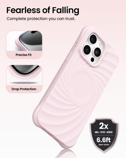 Foto 3 | Foto 3 | Funda De Teléfono Ornarto Vortuxe Para Iphone 15 Pro Pink Quartz - Venta Internacional.