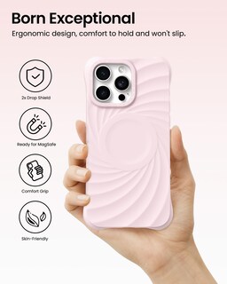 Foto 5 | Foto 5 | Funda De Teléfono Ornarto Vortuxe Para Iphone 15 Pro Pink Quartz - Venta Internacional.