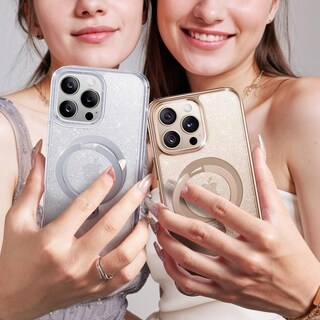 Foto 7 | Foto 7 | Funda De Teléfono Casekoo Glitter 360° Con Función Atril Para Iphone 16 Pro - Venta Internacional.