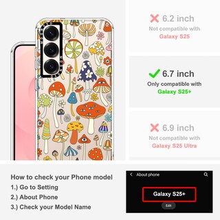 Foto 2 | Foto 2 | Funda De Teléfono Mosnovo Para Samsung Galaxy S25 Plus Buffertech - Venta Internacional.
