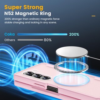 Foto 3 | Foto 3 | Funda Caka Para Samsung Galaxy Z Fold 5 Con Carga Inalámbrica - Venta Internacional.