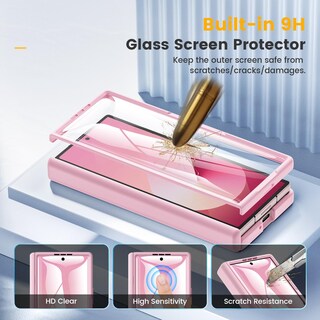 Foto 5 | Foto 5 | Funda Caka Para Samsung Galaxy Z Fold 5 Con Carga Inalámbrica - Venta Internacional.