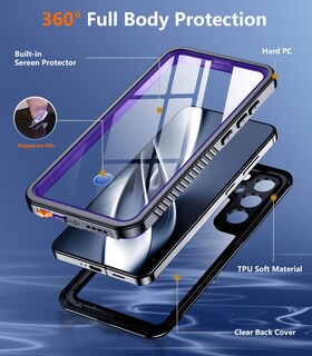 Foto 4 | Foto 4 | Funda De Teléfono Temdan Impermeable Con Lente Para Samsung Galaxy S25 - Venta Internacional.