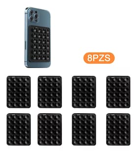 Foto 3 | Foto 3 | Funda Ventosa de Silicona para Celular 8 Piezas Negras