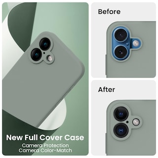 Foto 2 | Foto 2 | Funda De Teléfono Firenova Diseñada Para Iphone 16, Silicona, Color Verde - Venta Internacional.