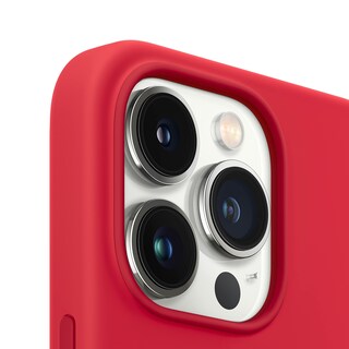 Foto 3 | Foto 3 | Funda De Silicona Para Apple Iphone 13 Pro Max Con Magsafe Red - Venta Internacional.