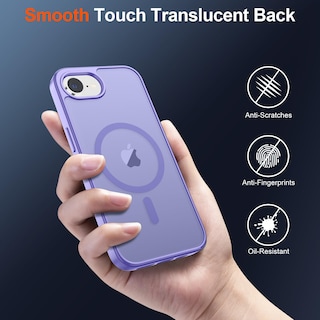 Foto 6 | Foto 6 | Funda Magnética Supfine Para Iphone 16e 2025, Color Morado - Venta Internacional.