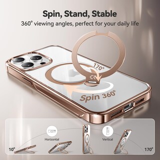 Foto 4 | Foto 4 | Funda De Teléfono Casekoo Desert Titanium Para Iphone 15 Pro Max Rose - Venta Internacional.