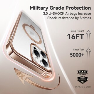 Foto 5 | Foto 5 | Funda De Teléfono Casekoo Desert Titanium Para Iphone 15 Pro Max Rose - Venta Internacional.