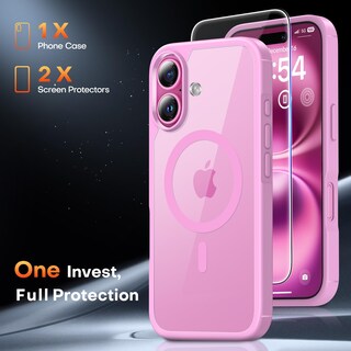 Foto 4 | Foto 4 | Funda Tauri 3 En 1 Para Iphone 16 Plus Con 2 Protectores De Pantalla - Venta Internacional.