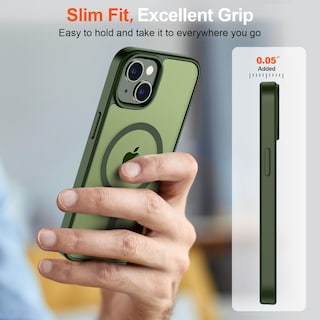 Foto 7 | Foto 7 | Funda Magnética Supfine Para Iphone 15/14 Plus, Color Verde - Venta Internacional.