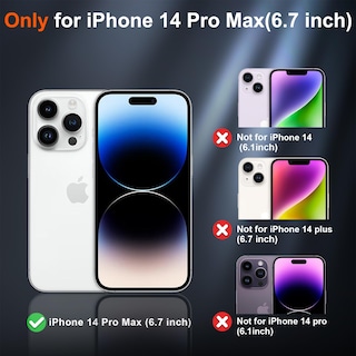 Foto 2 | Foto 2 | Funda Magnética Supfine Para Iphone 14 Pro Max, Gris - Venta Internacional.