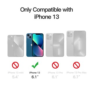 Foto 2 | Foto 2 | Funda Jetech Matte Para Iphone 13 De 6.1 Pulgadas, Color Azul Tormenta - Venta Internacional.