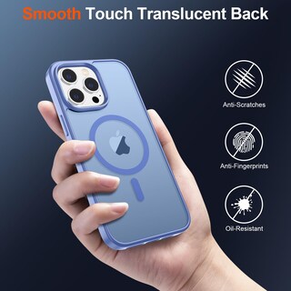 Foto 6 | Foto 6 | Funda Magnética Supfine Para Iphone 14 Pro Max, Azul Y Morado - Venta Internacional.