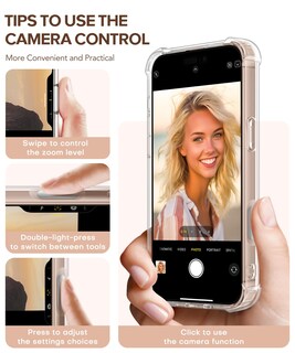 Foto 6 | Foto 6 | Funda De Teléfono Gviewin Para Iphone 16 Pro Max Con Protector De Pantalla - Venta Internacional.