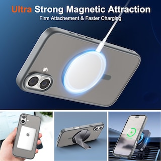 Foto 5 | Foto 5 | Funda Magnética Supfine Para Iphone 16 Con Magsafe Gray - Venta Internacional.