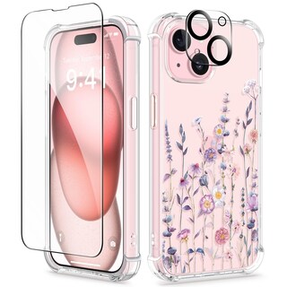 Foto 1 | Foto 1 | Funda De Teléfono Gviewin Para Iphone 15 6.1 Con Protector De Pantalla - Venta Internacional.