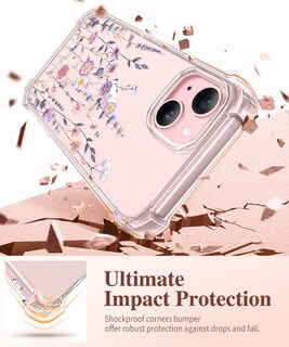 Foto 4 | Foto 4 | Funda De Teléfono Gviewin Para Iphone 15 6.1 Con Protector De Pantalla - Venta Internacional.