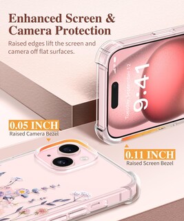 Foto 5 | Foto 5 | Funda De Teléfono Gviewin Para Iphone 15 6.1 Con Protector De Pantalla - Venta Internacional.