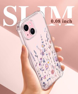 Foto 6 | Foto 6 | Funda De Teléfono Gviewin Para Iphone 15 6.1 Con Protector De Pantalla - Venta Internacional.