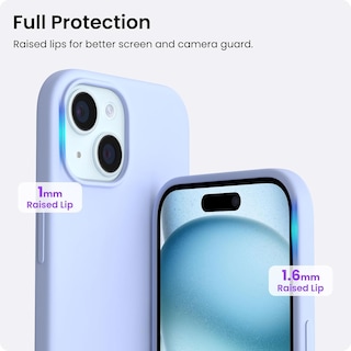Foto 4 | Foto 4 | Funda De Teléfono Ornarto Compatible Con Iphone 15 6.1 Baby Blue - Venta Internacional.