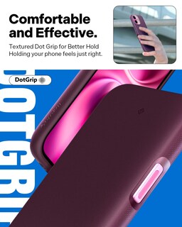 Foto 5 | Foto 5 | Funda Caseology Nano Pop Mag Para Iphone 16, Color Burdeos - Venta Internacional.