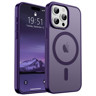 Foto 1 | Foto 1 | Funda Magnética Supfine Para Iphone 15 Pro Max, Color Morado Oscuro - Venta Internacional.