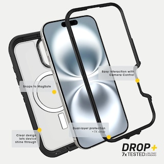 Foto 6 | Foto 6 | Funda Para Teléfono Otterbox Iphone 16 Pro Defender Xt Clear Floral - Venta Internacional.