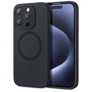 Foto 1 | Foto 1 | Funda Esr Para Iphone 15 Pro Max Con Silicona Negra Magsafe - Venta Internacional.