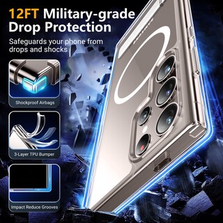 Foto 3 | Foto 3 | Funda Magnética Spidercase Con Soporte Para Samsung Galaxy S24 Ultra - Venta Internacional.