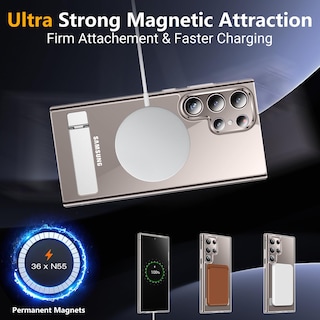 Foto 5 | Foto 5 | Funda Magnética Spidercase Con Soporte Para Samsung Galaxy S24 Ultra - Venta Internacional.