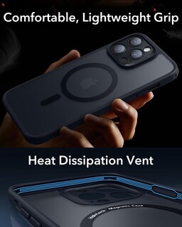 Foto 6 | Foto 6 | Funda De Teléfono Esr Para Iphone 14 Pro Max, Color Negro Mate Translúcido - Venta Internacional.