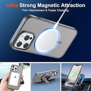 Foto 5 | Foto 5 | Funda De Teléfono Supfine Magnetic Para Iphone 13 Pro Gris - Venta Internacional.