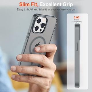 Foto 7 | Foto 7 | Funda De Teléfono Supfine Magnetic Para Iphone 13 Pro Gris - Venta Internacional.