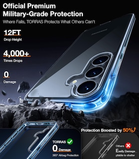 Foto 2 | Foto 2 | Funda De Teléfono Torras Guardian A Prueba De Golpes Para Samsung Galaxy S25 - Venta Internacional.