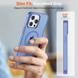 Foto 7 | Foto 7 | Funda Magnética Supfine Para Iphone 15 Pro, Azul Y Morado - Venta Internacional.