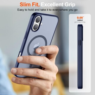 Foto 7 | Foto 7 | Funda Magnética Supfine Para Iphone 16, Color Azul Marino - Venta Internacional.