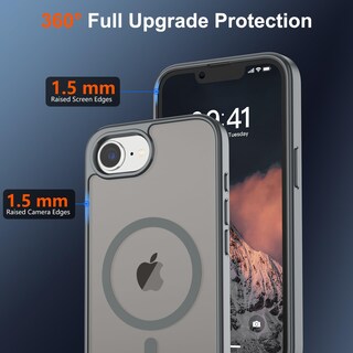 Foto 4 | Foto 4 | Funda Magnética Supfine Para Iphone 16e 2025 Gris - Venta Internacional.