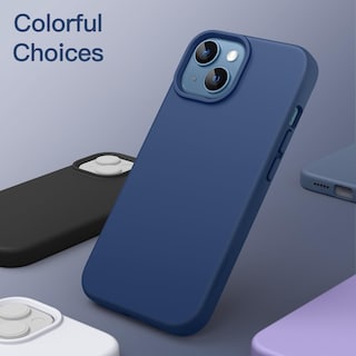 Foto 6 | Foto 6 | Funda Jetech Silicone Para Iphone 13 De 6.1 Pulgadas, Color Azul Cobalto - Venta Internacional.